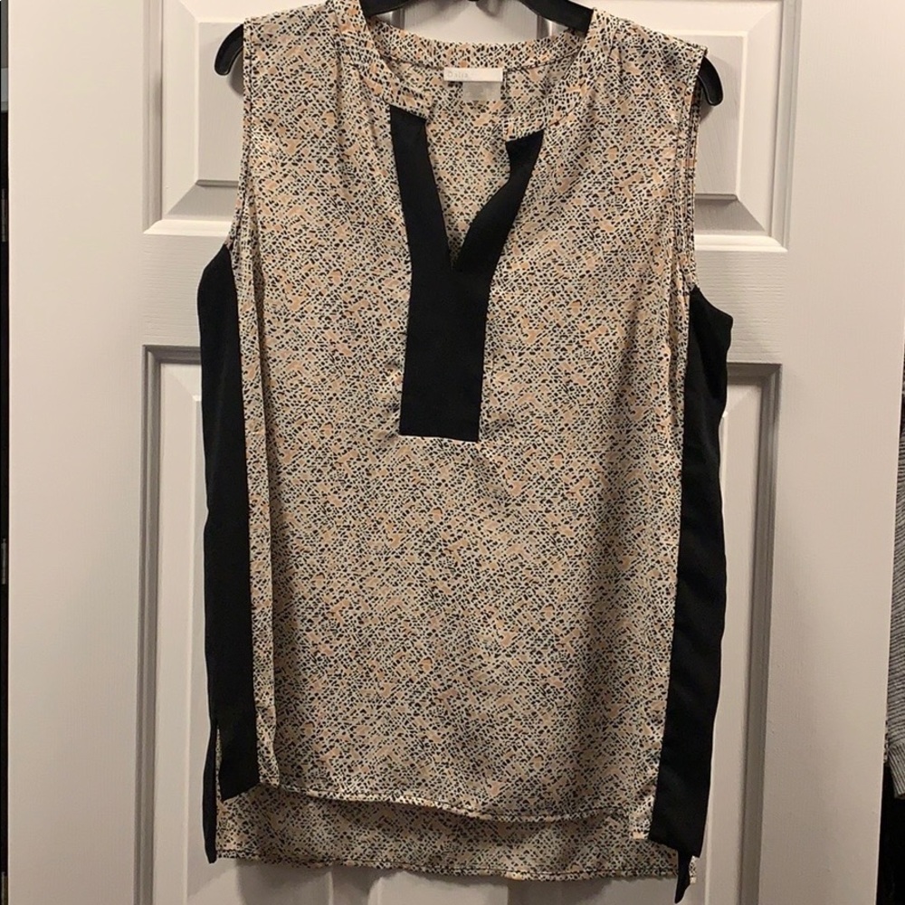 High Low Sleeveless Blouse